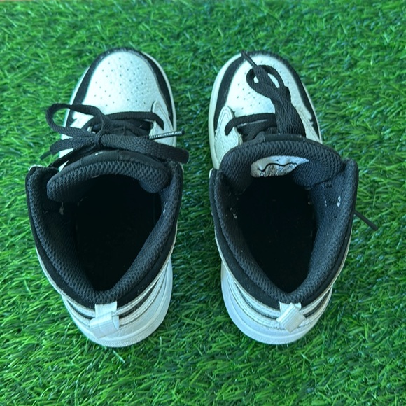 Nike Air Jordan 1 One Mid Tuxedo Size 10C Used But Clean - Picture 8 of 8